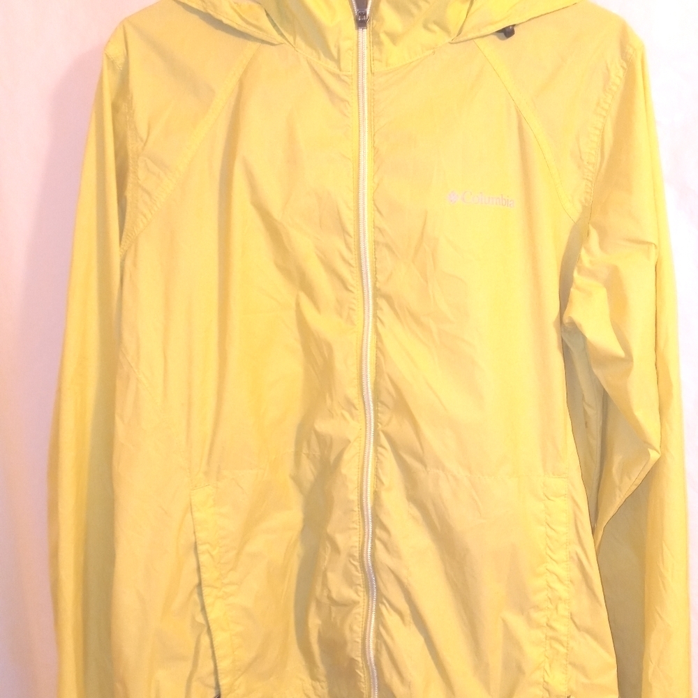 Columbia XL Neon OMNI-SHIELD rain jacket🌧☔